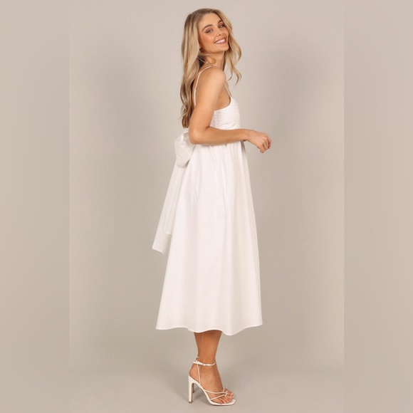 Petal & pup bow back cotton midi dress nwot - Picture 5 of 7